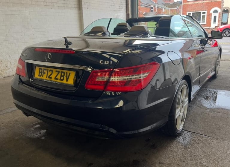 2012 MERCEDES-BENZ E250 CDi SPORT AUTO CONVERTIBLE FULL MOT JUST SERVICED LOVELY