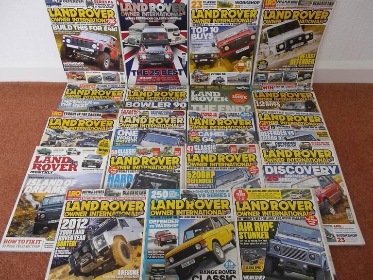 Old Landrover Magazines