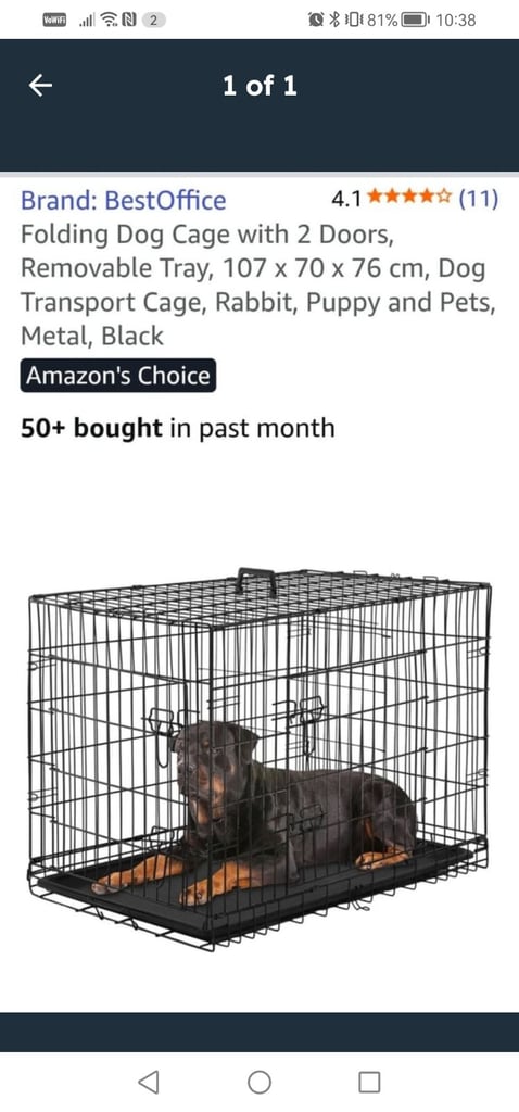 Xxl dog crate new in box opened but too big £40.00 no offers. Was £70.00. Collection only . 