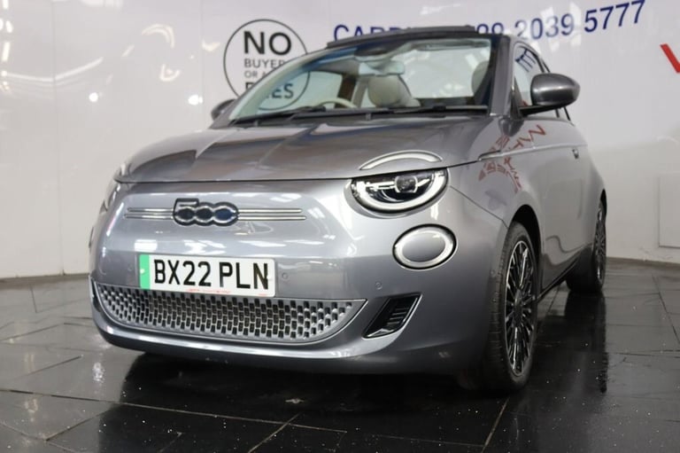 2022 Fiat 500e C 42kWh La Prima Convertible 2dr Auto (FULL LEATHER, APPLE CAR PLAY) Convertible E...