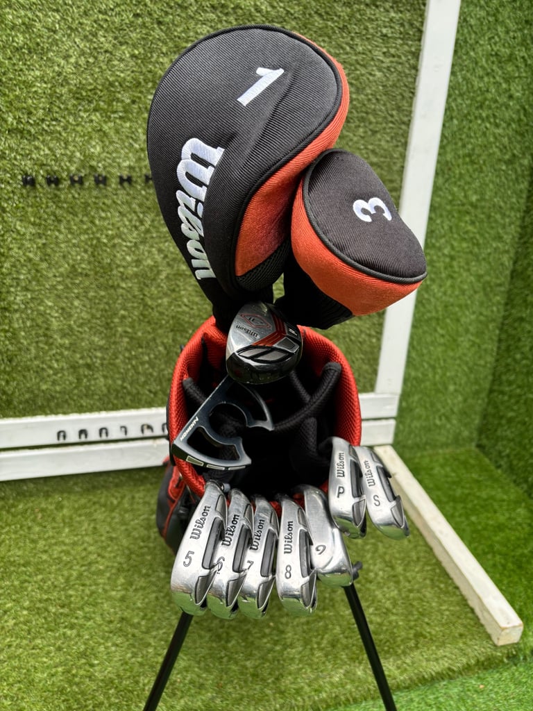 image for Wilson X-31 Tour Golf Set, Driver, 3 Wood, Hybrid, Irons, Putter + Bag UK Del & PayPal available 