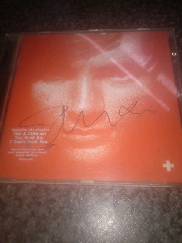 Ed Sheeran first album signed 