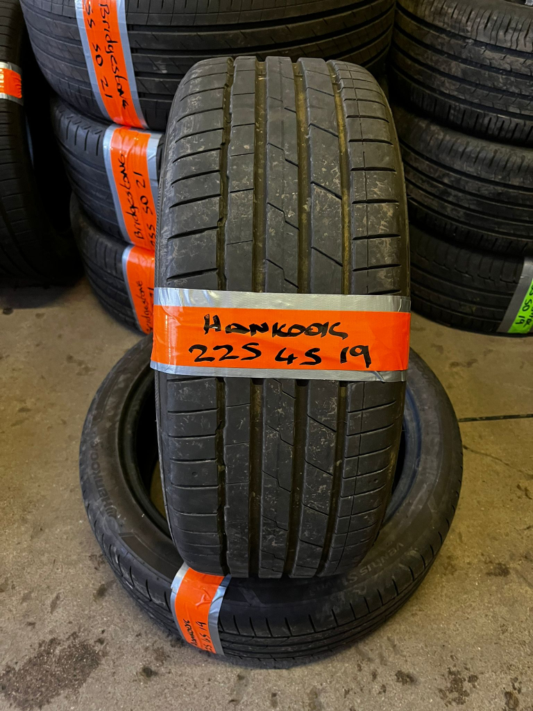 image for 225 45 19 Hankook Matching pair 7mm tread Only £90 fitted and balanced open 7 days week