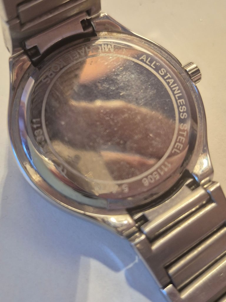 Ladies. Michael Kors Watch/ siler and Crystal