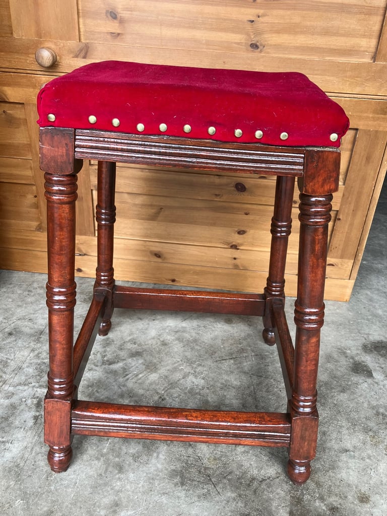 Vintage Tall Bar Stool 