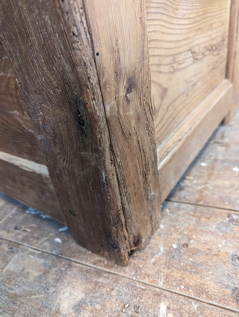 Antique Pine Mule Chest (Blanket Chest)