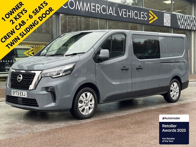2023 Nissan Primastar 2.0 dCi 130ps H1 Tekna+ Crew Van WINDOW VAN DIESEL Manual