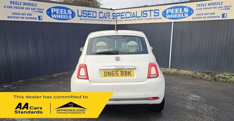 2015 Fiat 500 1.2 Lounge Hatchback 3dr Petrol Manual Euro 6 (s/s) (69 bhp) Hatchback Petrol Manual