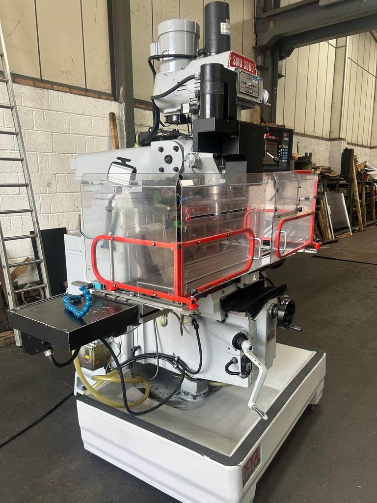 XYZ SMX 3000 CNC 3 AXIS TURRET MILLING MACHINE YEAR 2012