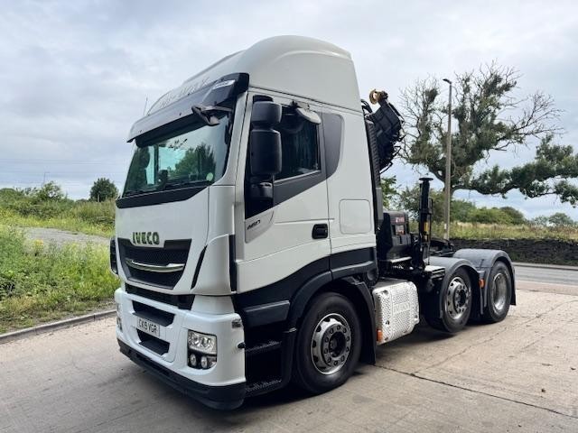 2019 19 Iveco Stralis 460 EURO 6 6x2 Hiab x-duo 148 4 extension crane 264,000KMS