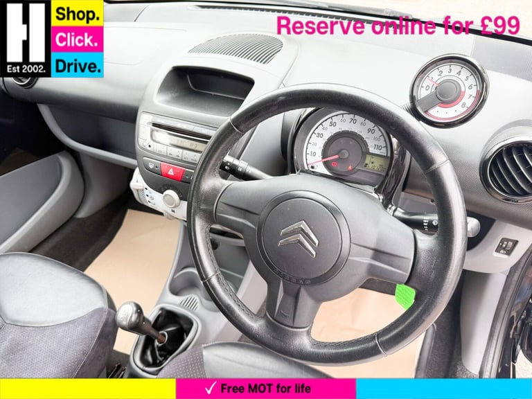  Citroen C1 1.0i VTR+ Euro 4 3dr Petrol Manual