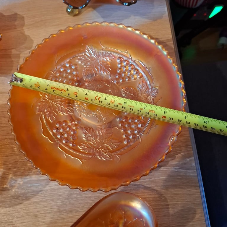 Carnival glass collection