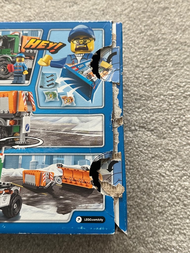 Lego snowplough 