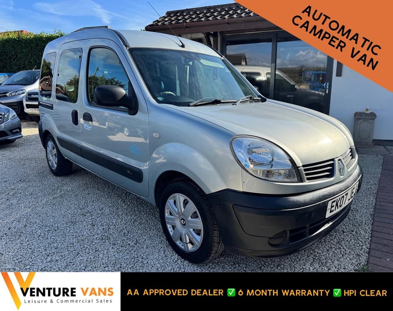 image for RENAULT KANGOO 1.6 16v Authentique Micro Camper Van Auto Grey Auto Petrol 2007