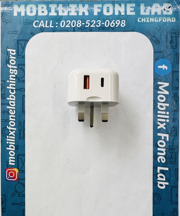 ANG 20W PD+USB C & USB A Plug Fast Charging For Apple iPhone 12 13 14 & 15 Series