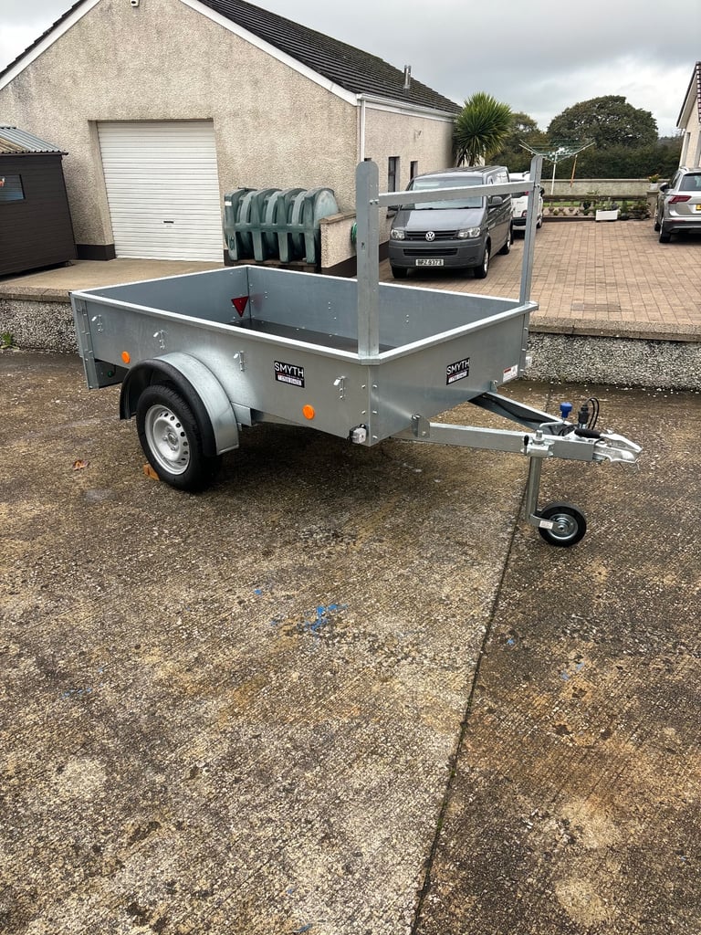 Car Trailer (Broniss) - 7FT x 4FT - Galvanised