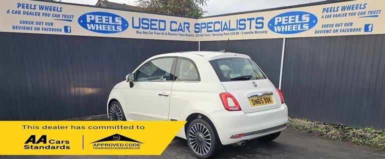 2015 Fiat 500 1.2 Lounge Hatchback 3dr Petrol Manual Euro 6 (s/s) (69 bhp) Hatchback Petrol Manual