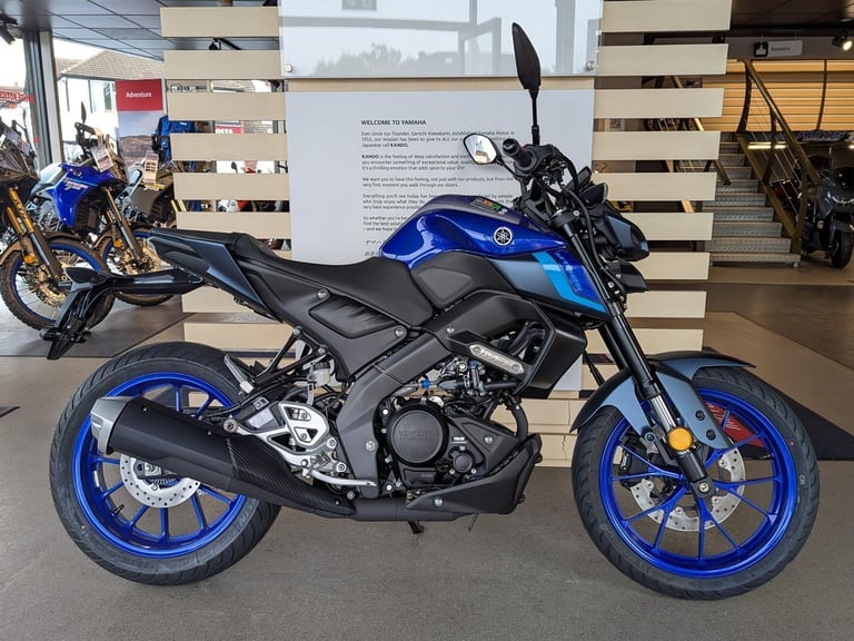 NEW 2025 Yamaha MT-125 ABS. Icon Blue. £5,251 On The Road (NO ADMIN FEES!)