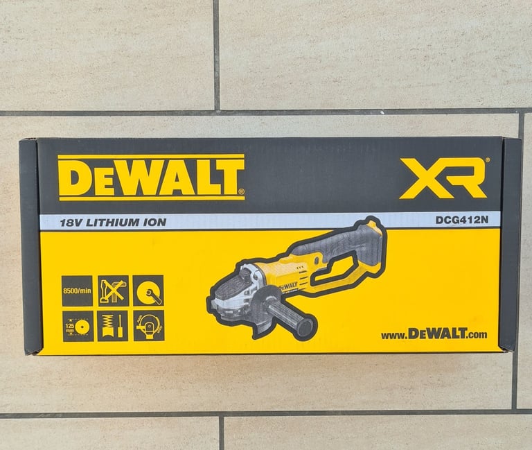 image for DEWALT Angle Grinder DCG412N 18V Li-Ion XR 5&quot; Cordless 