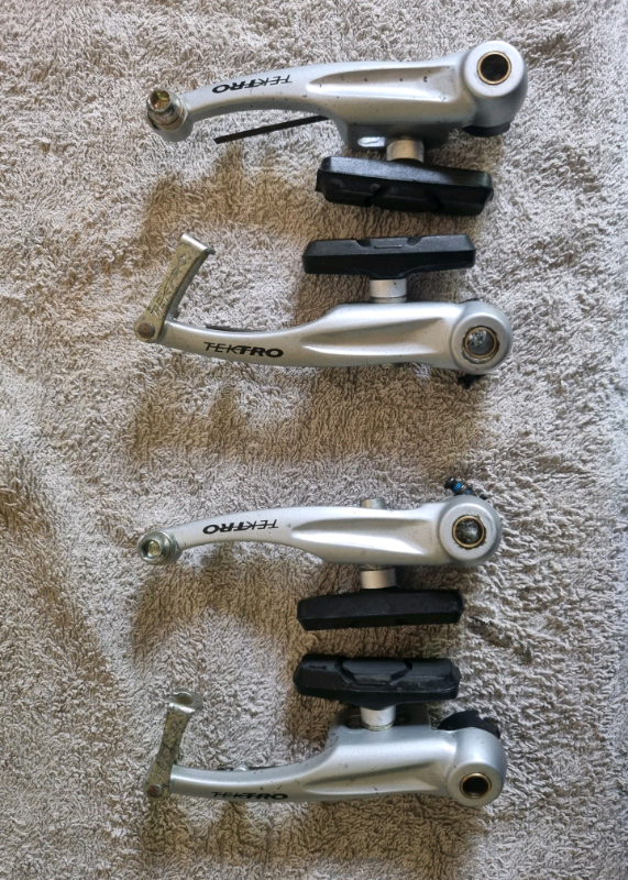 image for Bike Bicycle vbrakes x2 pairs F&R Tekro with pads 