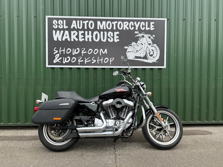 image for Harley Davidson XL1200T Superlow Sports 2019 Black 2 Owners V H Pipes Luggage 