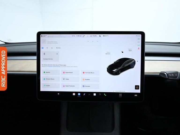 2021 Tesla Model 3 Standard Range Plus Saloon 4dr Electric Auto RWD (241 bhp) Saloon ELECTRIC Aut...