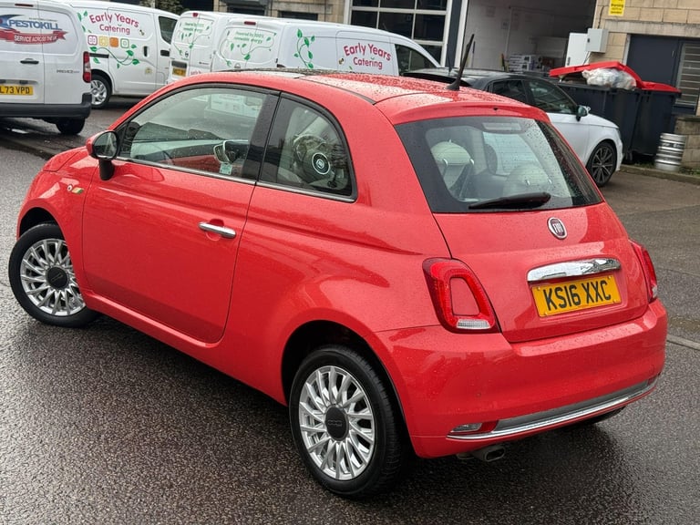 2016 Fiat 500 1.2 Lounge Euro 6 (s/s) 3dr HATCHBACK Petrol Manual
