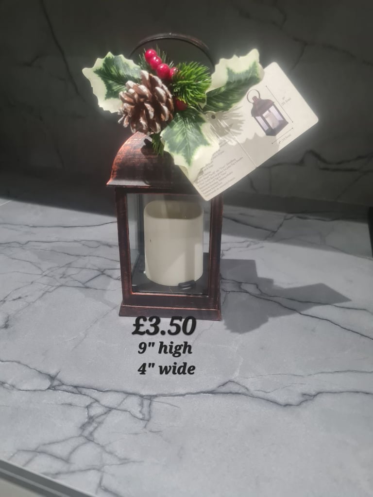 image for Battery christmas light up lantern