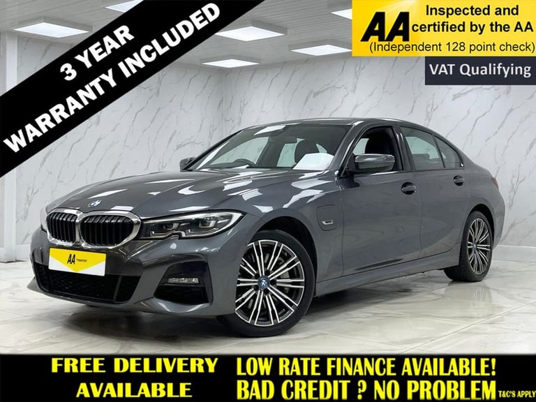 2022 BMW 3 Series 2.0 330e 12kWh M Sport Saloon 4dr Petrol Plug-in Hybrid Auto Euro 6 (s/s) ( Sal...