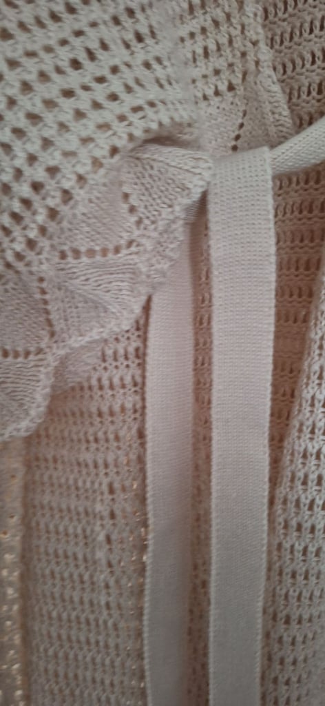 Long crocheted cardigan size L (New)