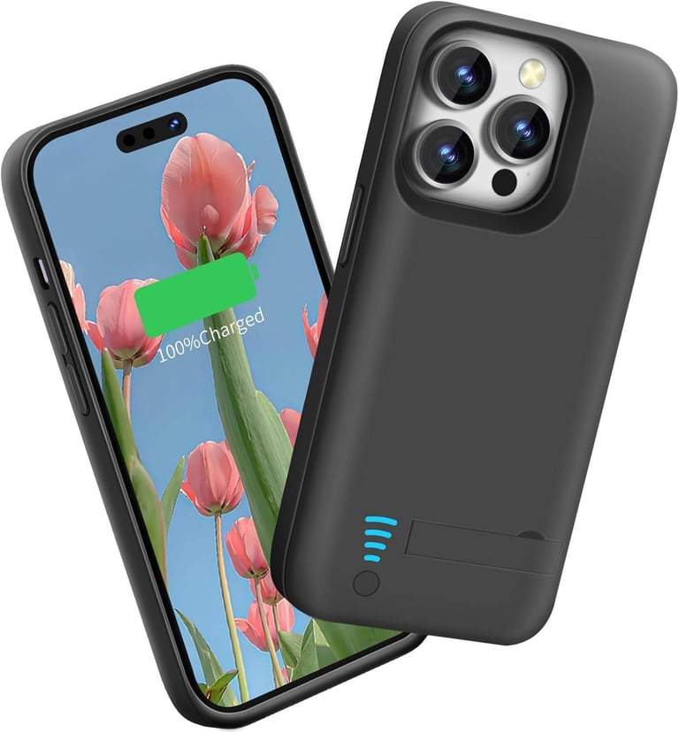 Battery Case for iPhone 15 Pro Max – 6000mAh Power Bank Case