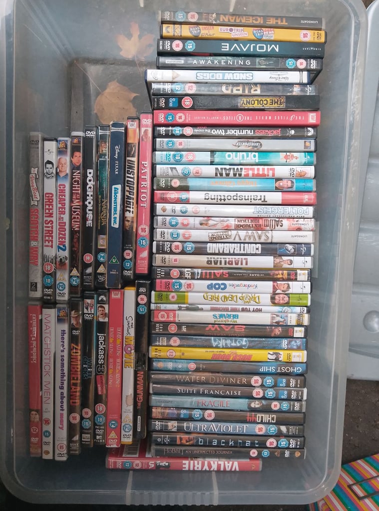 200 DVDS Blue Ray Playstation Games Xbox Games 