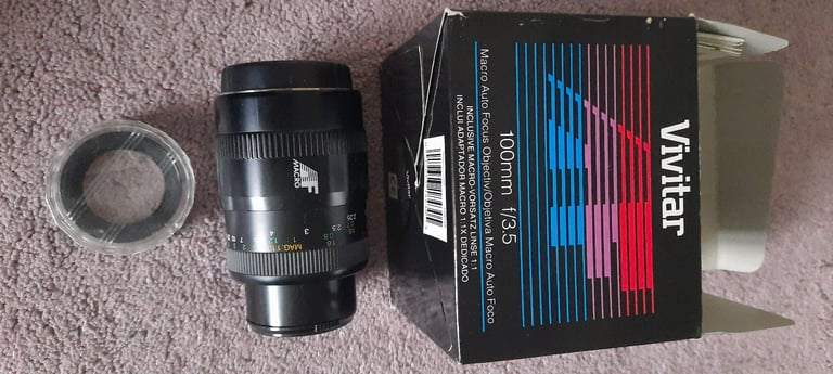 image for Vivitar 100mm f/3.5 Macro lens, Canon Fit, Excellent Condition 