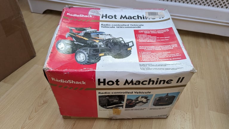 image for Vintage Radio Shack HOT MACHINE II Radio Controlled Truck from 1990's