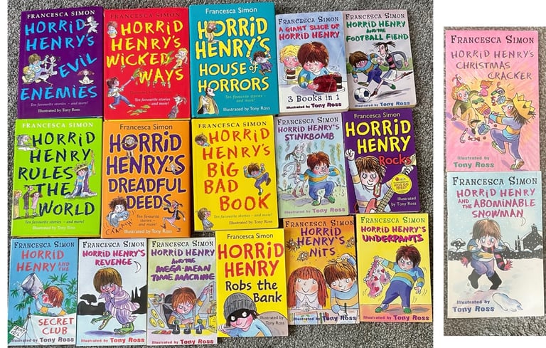 18 Horrid Henry Books Job Lot