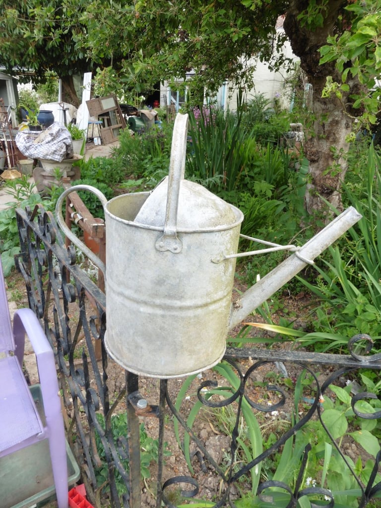 image for Garden Planters Watering cans,Galvanised Buckets
