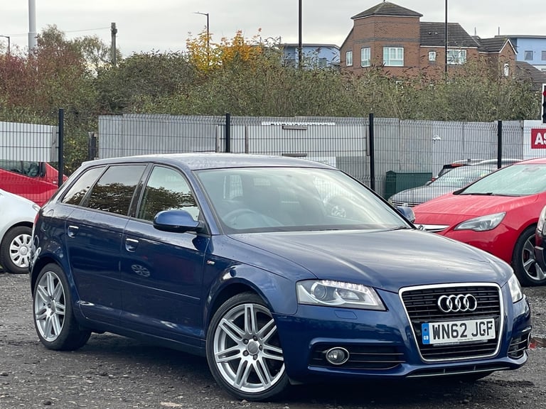* 62 2013 AUDI A3 1.4 TFSI S LINE 5 DOOR + XENONS + LEATHERS + SERVICE HISTORY *