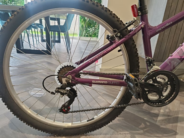 Womens/Girls bike purple apollo