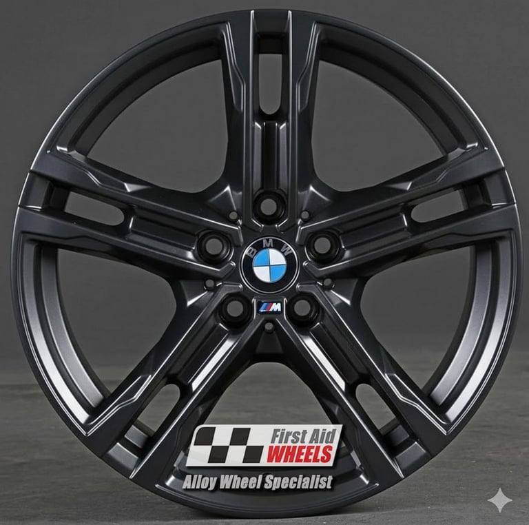 R665BS Swap BMW 1 SERIES F40 2 GRAN F44 4x 18'' GENUINE STYLE 819M SATIN BLACK ALLOY WHEELS