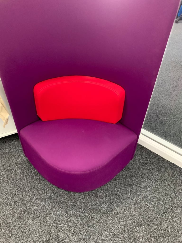High back soft seat reception seating (6 available)  (Free delivery to Sheffield, Rotherham & )