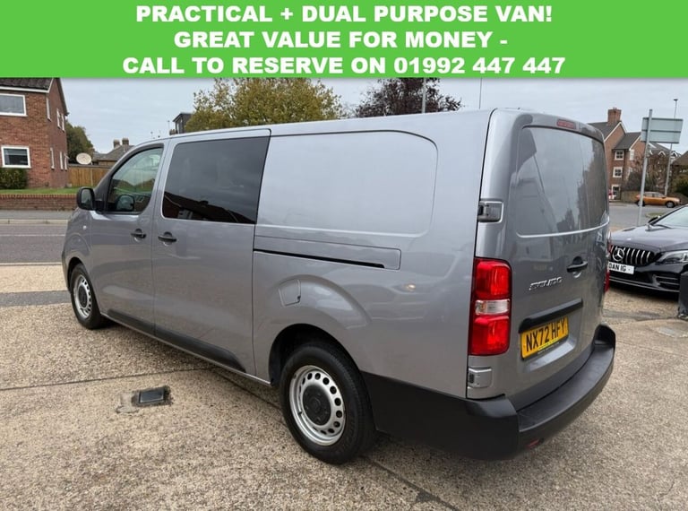 2022 Fiat Scudo 2.0 Multijet Tecnico Crew Van Double Cab 6dr Diesel Manual LWB Euro 6 (s/s) Combi...