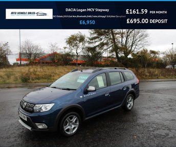 DACIA Logan MCV Stepway 1.5 DCi Estate,2019,Sat Nav,Bluetooth,DAB,Cruise,60mpg,F.S.H,Ulez Compliant
