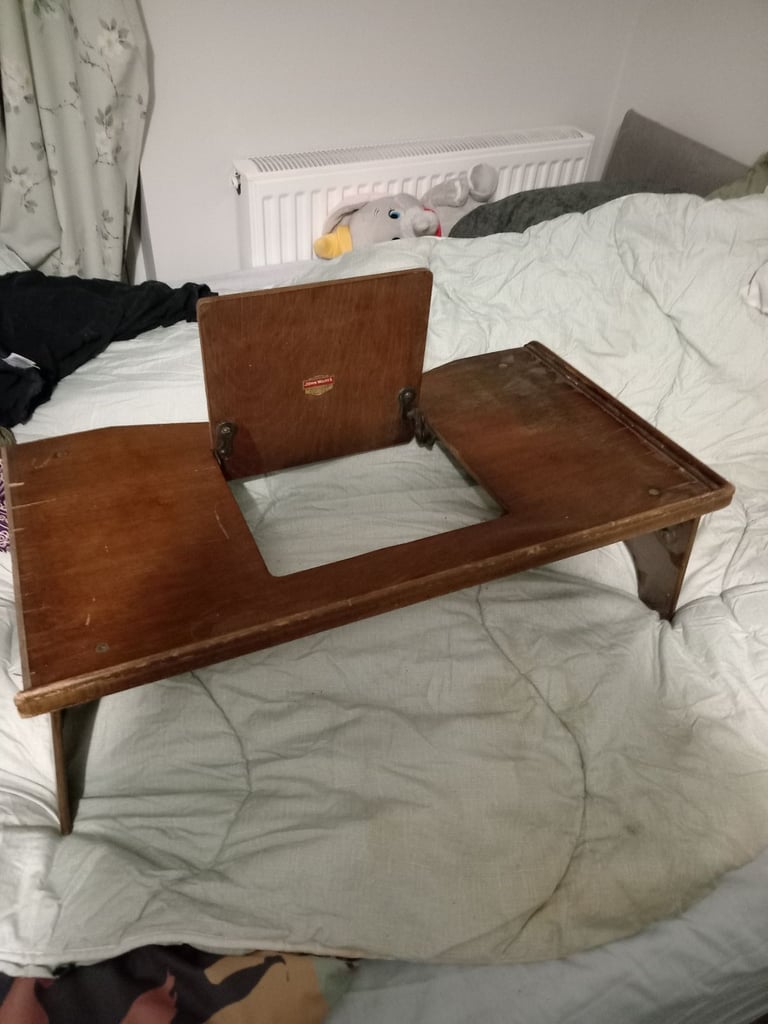 Vintage wooden lapdesk tray