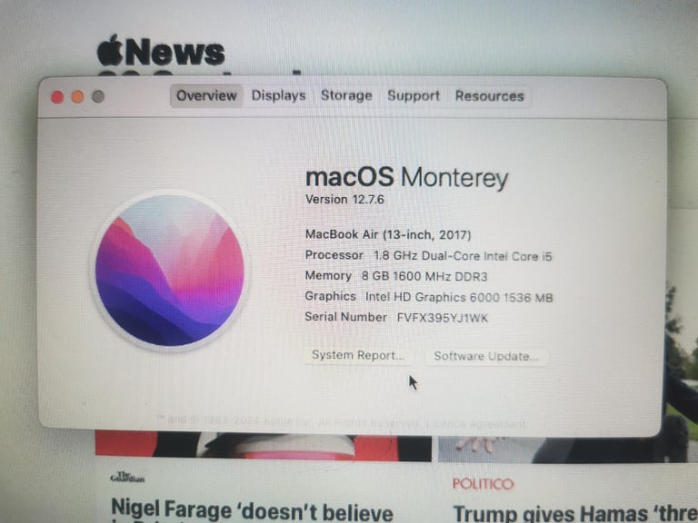 Macbook Air 2017 