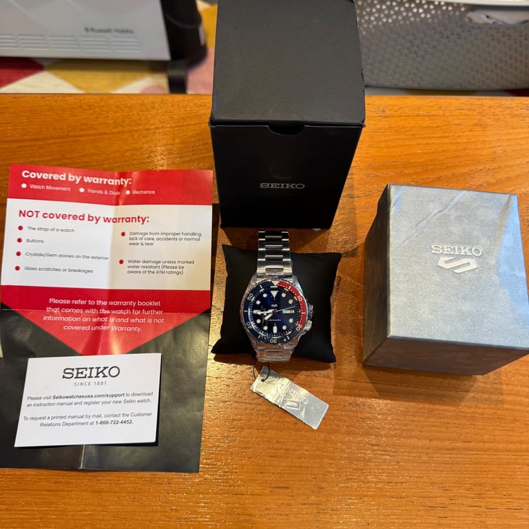 image for Seiko watch automatic brand new 42mm