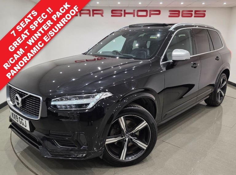image for 2019 19 VOLVO XC90 2.0 T6 R-DESIGN SUV 5DR PETROL AUTO 4WD EURO 6 (S/S) (310 PS)
