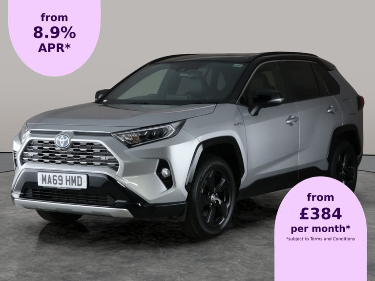 image for 2020 Toyota RAV4 2.5 VVT-h Dynamic SUV 5dr Petrol Hybrid CVT 4WD Euro 6 (s/s) (222 ps) - HEA Suv ...