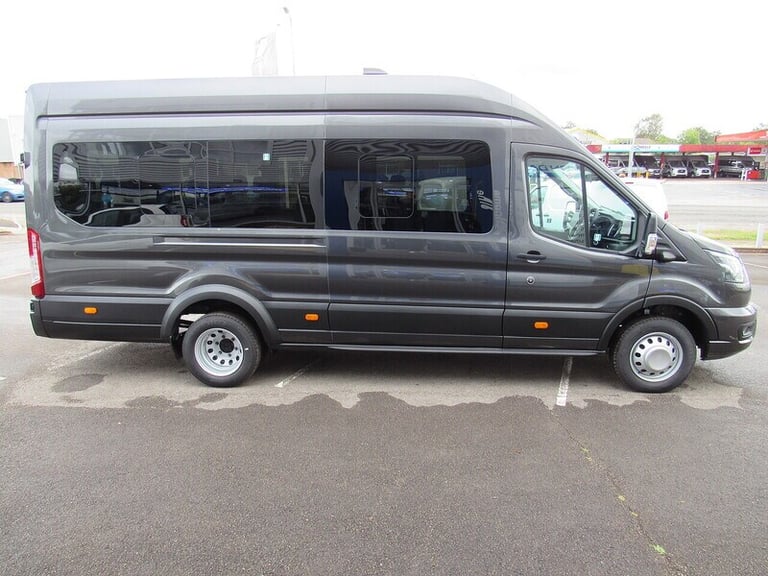 2024 Ford Transit 460 EcoBlue Limited 17 SEATER MINIBUS 165 BHP SAT NAV CAMERA H-SEATS HUGE S Min...