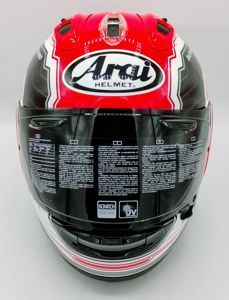 RARE COLLECTORS ITEM - #ARAI RX-7V MOTORCYCLE HELMET - RANDY MAMOLA - £500