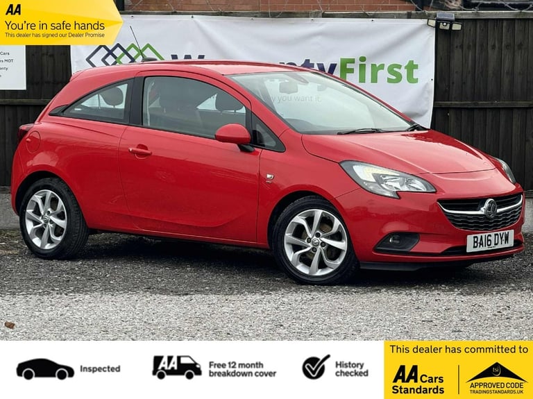 2016 Vauxhall Corsa 1.4 ecoFLEX Energy 3dr [AC] HATCHBACK Petrol Manual